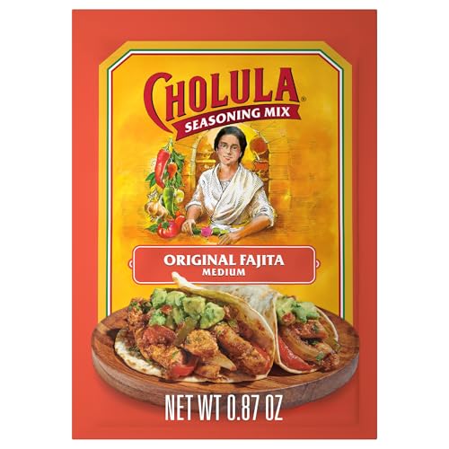 Image 4 of Cholula Seasoning Mix, Original Fajita, Medium Heat, 0.87 oz Pack of 12