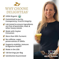 Thumbnail for Image 2 of DelighTeas Organic Golden Milk and Herbal Coffee Bundle