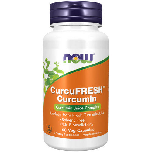 Now Foods Curcufresh Curcumin 500 mg 60 Veggie Caps