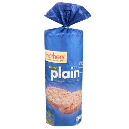 Mothers Friend Plain Salted Rice Cakes 4.5 Oz(Case Of 12)