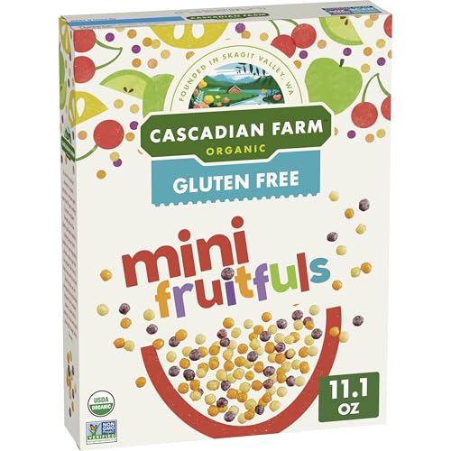 Image 1 of 11.1 Ounce (Pack of 1) for the product Cascadian Farm Organic Fruit Puffs Cereal, Gluten Free, 11.1 oz
