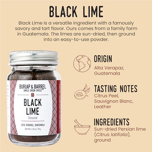 Image 6 of Burlap & Barrel Exquisite Duo Ground Black Lime and Silk Chili Flakes