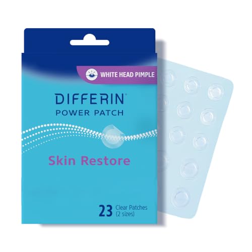 Image 1 of 23 Count (Pack of 1) for the product Differin Power Pimple Patches, Hydrocolloid Acne Treatment, 23ct