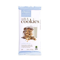 Thumbnail for Image 3 of Chuao Chocolatier Milk & Cookies Chocolate Bars 3 Pack (2.8 oz each)