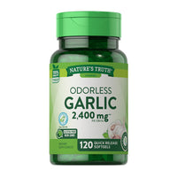 Thumbnail for Nature's Truth High Strength Odorless Garlic Quick Release 2400 Mg 120 Caps