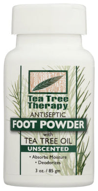Thumbnail for Tea Tree Therapy Antiseptic Foot Powder Unscented 3 Oz