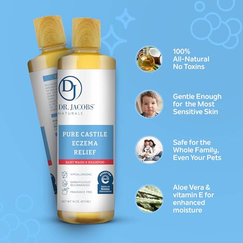 Image 5 of DR.JACOBS NATURALS Dr. Jacobs Pure Castile Baby Wash - 16 oz -2PK