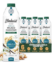 Thumbnail for Image 1 of Default Title for the product Elmhurst 1925 Vanilla Cashew Milk Unsweetened - 32 Fl Oz (6-Pack)