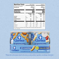 Thumbnail for Image 2 of Gerber Stage 3 Baby Food Snacks Value Pack Lil’ Crunchies 4PK