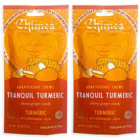 Thumbnail for Image 1 of Default Title for the product Chimes Tranquil Turmeric Adaptogen Ginger Chews Candy - 2 Pack