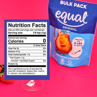 Thumbnail for Image 4 of Equal 0 Calorie Sweetener, Powdered Aspartame and Acesulfame-K Sweetener, 1 Pound Bulk Bag (Pack of 6)