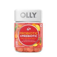 Thumbnail for Olly Probiotic + Prebiotic Peach 30 Count