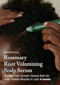 Thumbnail for Image 2 of AROMATICA Rosemary Root Volumizing Scalp Serum (0.6 fl oz)