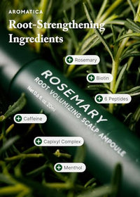 Thumbnail for Image 5 of AROMATICA Rosemary Root Volumizing Scalp Serum (0.6 fl oz)