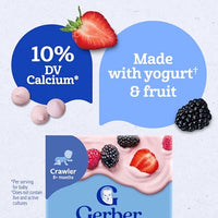 Thumbnail for Image 5 of Gerber Stage 3 Baby Food Strawberry and Mixed Berries Melts 1 oz. Pouch Pack of 4