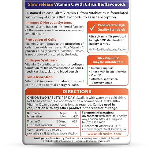 Image 3 of Vitabiotics Ultra Vitamin C - 60 Tablets