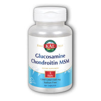 Thumbnail for Kal Glucosamine Chondroitin MSM 60 Tabs