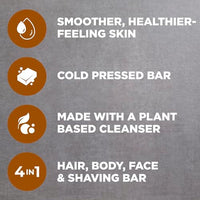 Thumbnail for Image 3 of DOVE MEN + CARE Cleansing Bar Soap Sandalwood + Cardamom Oil 5 oz Pack of 8