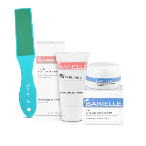 Image 1 of Default Title for the product BARIELLE Barielle Royal Duo Bundle - Nail Strengthener 1oz, Foot Care Cream 2.5oz, Pedicure Callus Remover