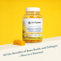 Thumbnail for Image 2 of Dr. Kellyann Collagen + Bone Broth Gummies, Lemon, 60 Gummies