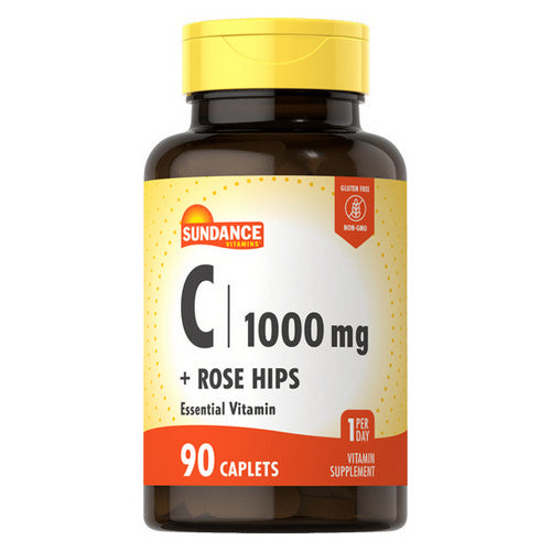 Sundance Vitamin C Coated Caplets 1000 mcg 90 Tabs