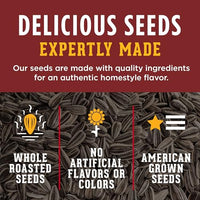 Thumbnail for Image 6 of DAVID SEEDS Roasted and Salted Bar-B-Q Jumbo Sunflower Seeds, 5.25 oz, 12 Pack