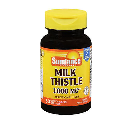 Sundance Vitamins Milk Thistle Capsules 1000 mg 60 Caps