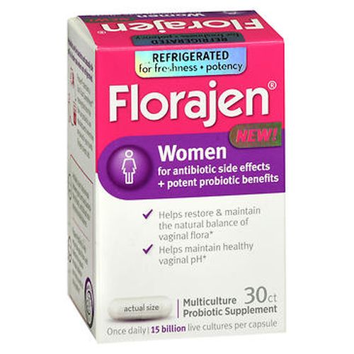 Florajen Women Multiculture Probiotic Supplement Capsules 30 Caps