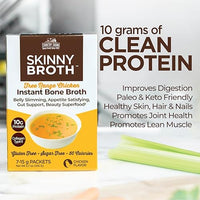 Thumbnail for Image 4 of Country Farms Skinny Broth 7-Day Plan, Instant Chicken Bone Broth, 4 Pack, 28-15g Packets