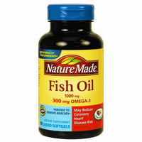Thumbnail for Nature Made Fish Oil 1000 mg 90 Liquid Softgels