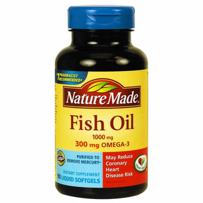 Nature Made Fish Oil 1000 mg 90 Liquid Softgels