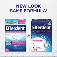 Thumbnail for Image 2 of efferdent Denture Cleanser Tablets, Complete Clean, 102 Tablets Pack of 2