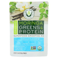 Thumbnail for Kuli Kuli Moringa Greens & Protein Superfood Smoothie Mix Vanilla 7.6 Oz