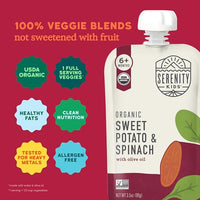 Thumbnail for Image 4 of Serenity Kids Organic Baby Food Pouches, No Added Sugar, 3.5 Oz, 6 Pack