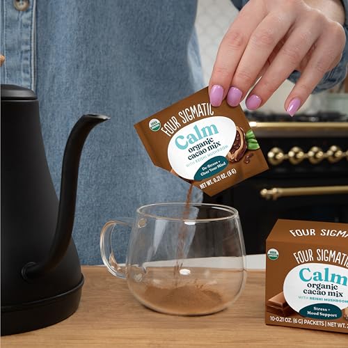 Image 3 of Four Sigmatic Calm Mushroom Cacao Mix 10 Count