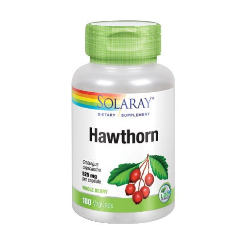 Solaray Hawthorn 525 mg 180 Veg Caps
