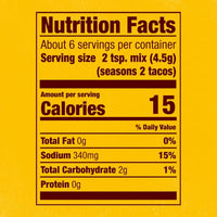 Thumbnail for Image 2 of Cholula Chili Garlic Taco Seasoning Mix, 1 oz (Pack of 12)