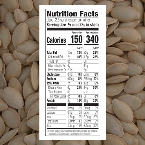 Image 2 of DAVID All Natural Pumpkin Seeds, 2.25 oz. (Pack of 12)