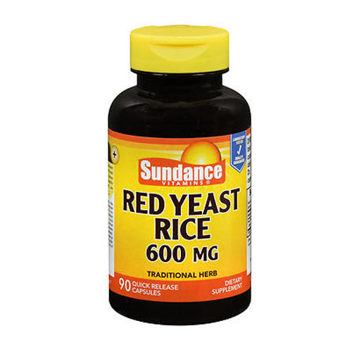 Sundance Red Yeast Rice Quick Release Capsules 600 mg 90 Caps