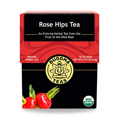 Image 1 of Default Title for the product Buddha Teas Organic Rose Hips Tea - Herbal Tea, Caffeine Free