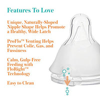 Thumbnail for Image 4 of Evenflo Balance Plus Standard Neck Nipples, Medium Flow, 6-Pack
