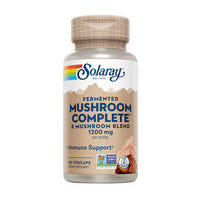 Thumbnail for Solaray Organically Grown Fermented Mushroom Complete 600 mg 60 Count