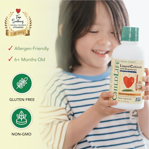 Image 7 of ChildLife Essentials Liquid Calcium Supplement for Kids