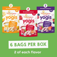 Thumbnail for Image 6 of Happy Baby Yogis Yogurt Bites Variety Pack 1oz Pouch 6 Pack