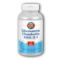Thumbnail for Kal Glucosamine Chondroitin MSM with D-3 120 Tabs