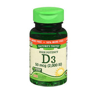 Thumbnail for Nature's Truth Vitamin D3 50 mcg 150 Caps