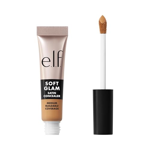 Image 10 of 32 Medium Neutral / 0.21 Fl Oz (Pack of 1) for the product e.l.f. Soft Glam Satin Concealer