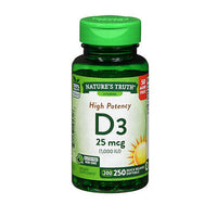 Thumbnail for Nature's Truth D3 Vitamin Softgels 1000 IU 250 Caps