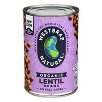 Thumbnail for Westrae Organic Lentil Beans Fat Free 15 Oz(Case Of 6)