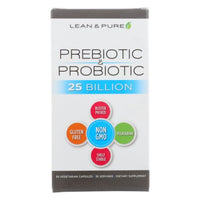 Thumbnail for Lean & Pure Prebiotic & Probiotic 30 Veg Caps